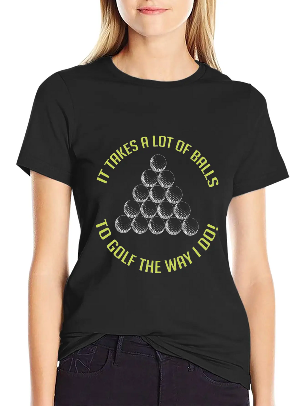 It Takes A Lot Of Balls To Golf The Way I Do! Essential Cotton Tee For Daily Outfits – Unisex Style