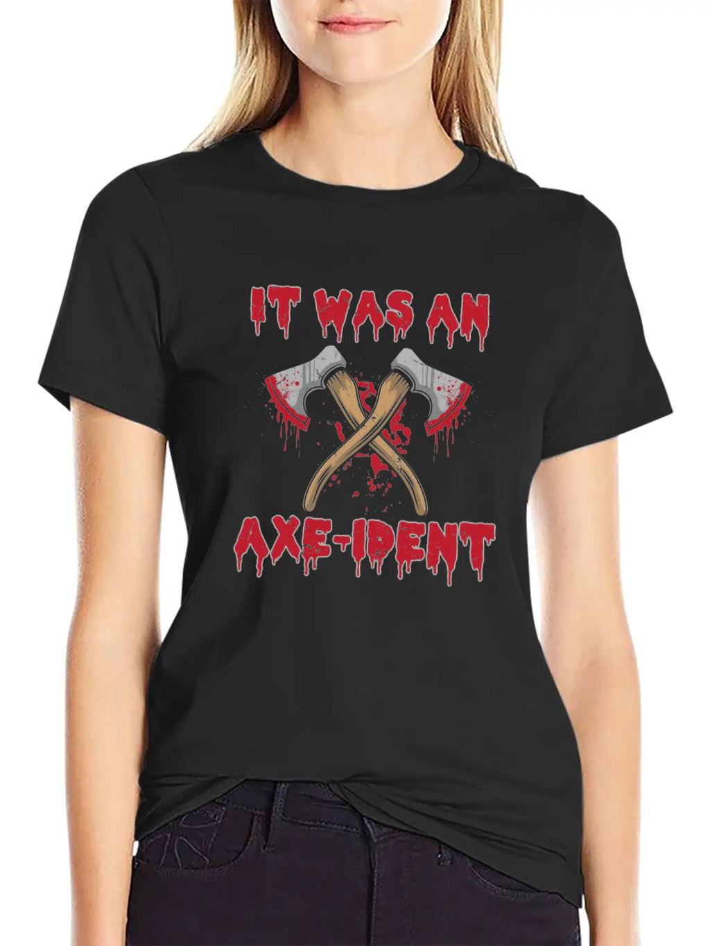 It Was An Axe-ident Axe Throwing Lumberjack Chop W Unisex Casual T-Shirt – Clean Design For Daily Comfort