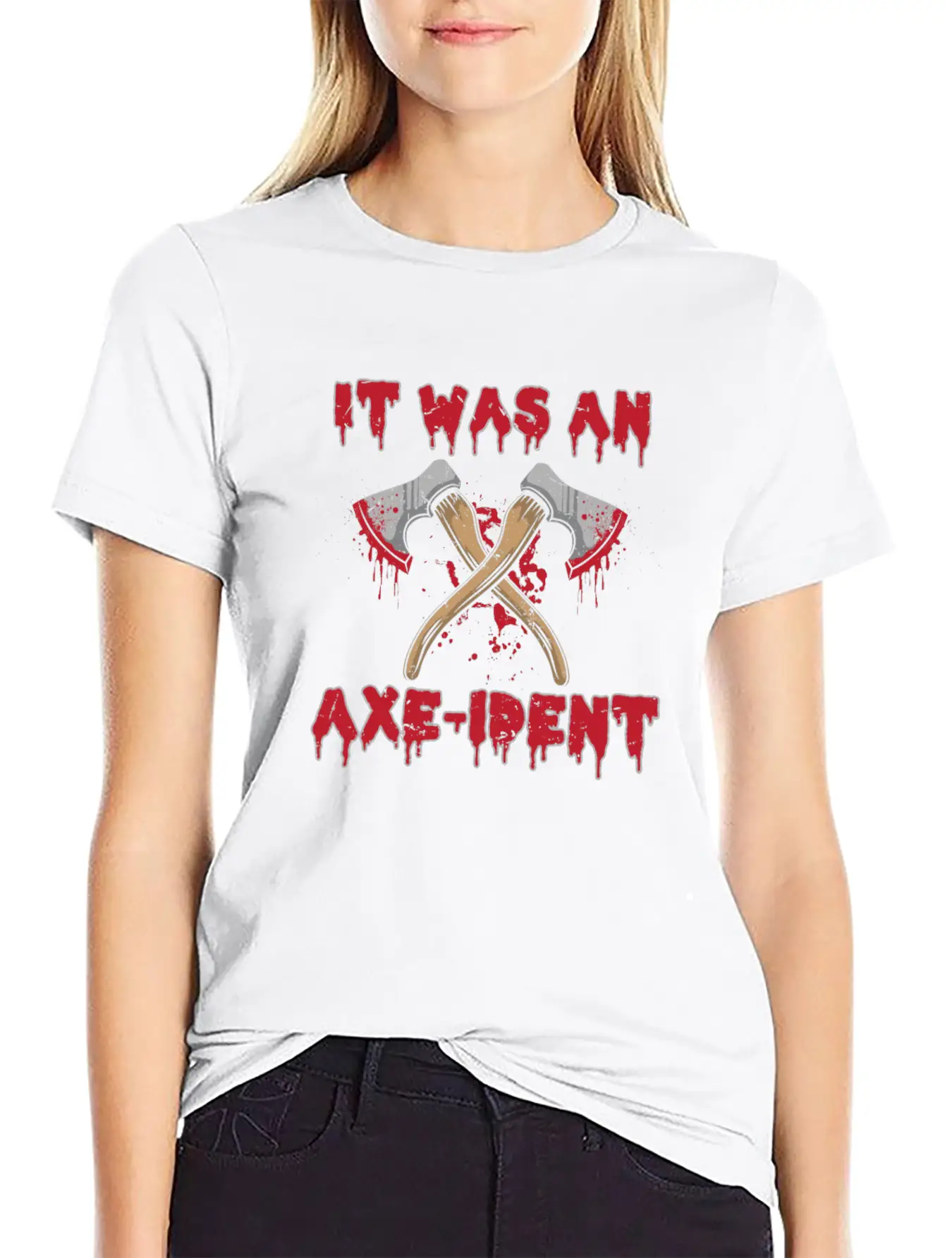 It Was An Axe-ident Axe Throwing Lumberjack Chop W Unisex Casual T-Shirt – Clean Design For Daily Comfort