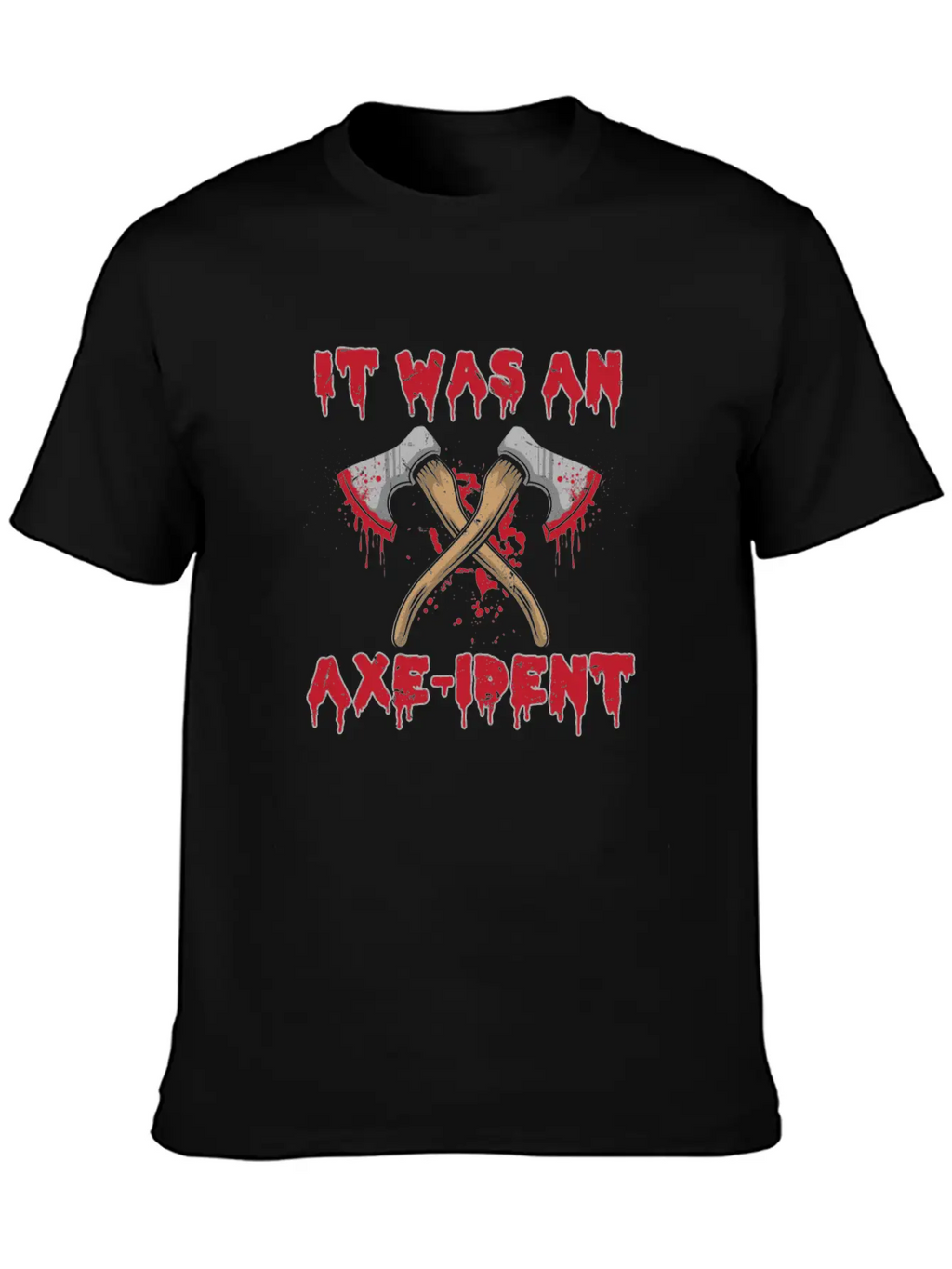 It Was An Axe-ident Axe Throwing Lumberjack Chop W Unisex Casual T-Shirt – Clean Design For Daily Comfort