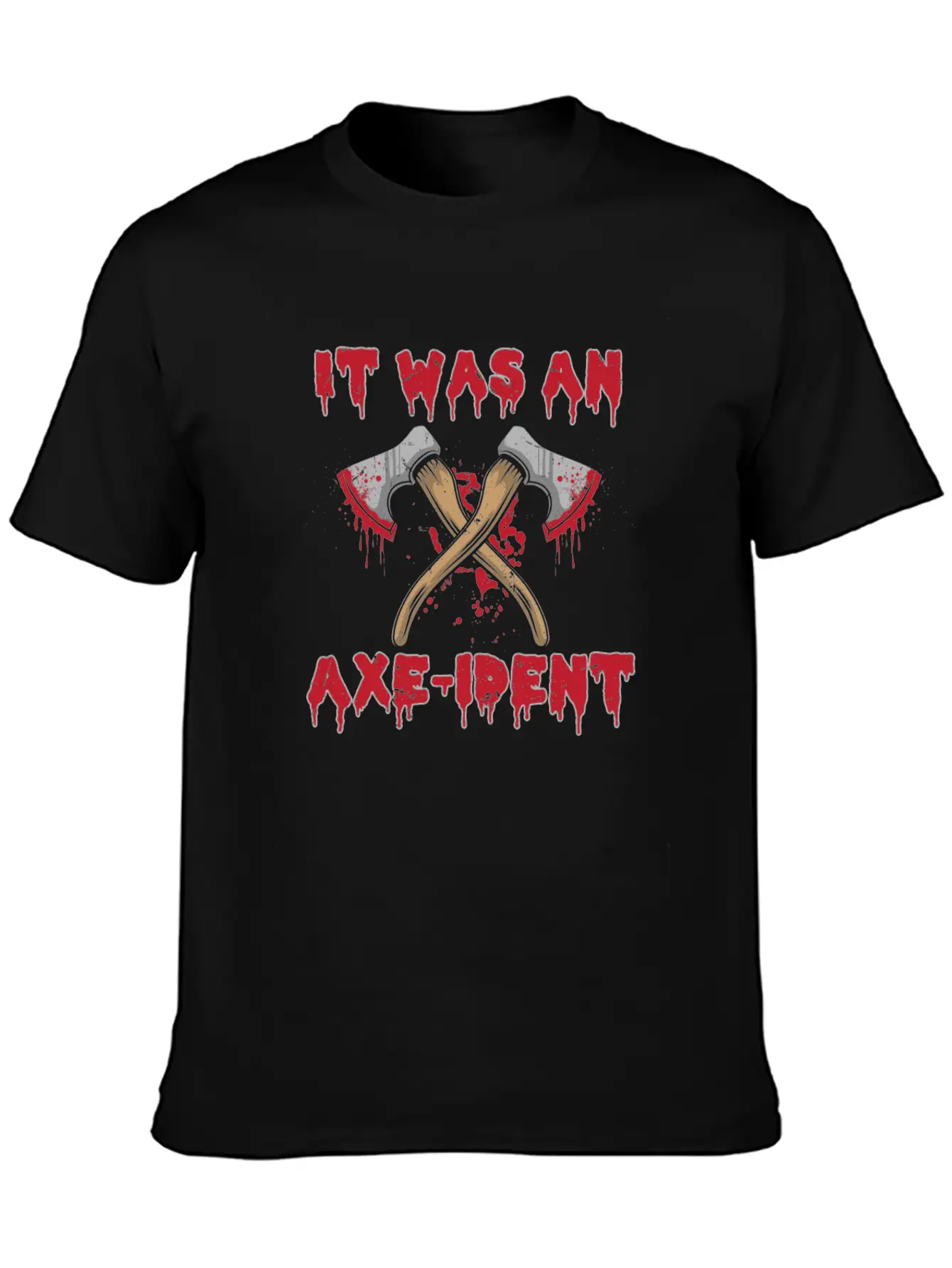It Was An Axe-ident Axe Throwing Lumberjack Chop W Unisex Casual T-Shirt – Clean Design For Daily Comfort