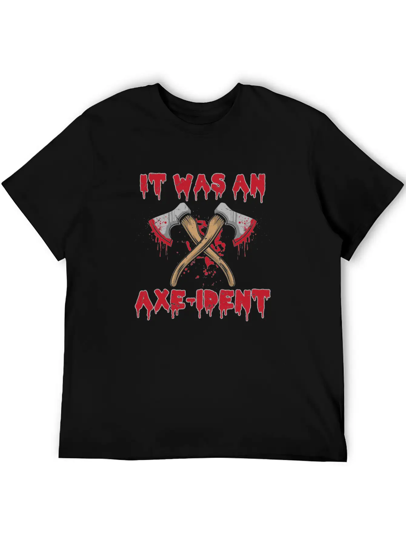 It Was An Axe-ident Axe Throwing Lumberjack Chop W Unisex Casual T-Shirt – Clean Design For Daily Comfort