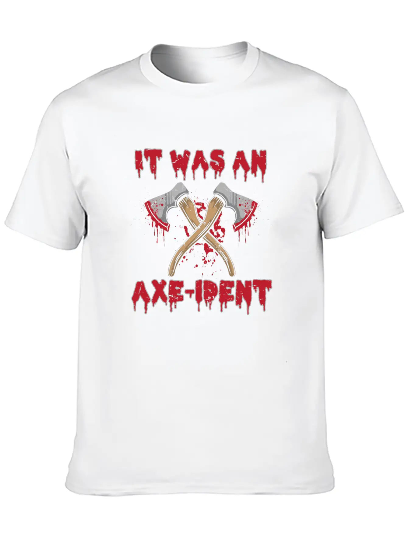 It Was An Axe-ident Axe Throwing Lumberjack Chop W Unisex Casual T-Shirt – Clean Design For Daily Comfort