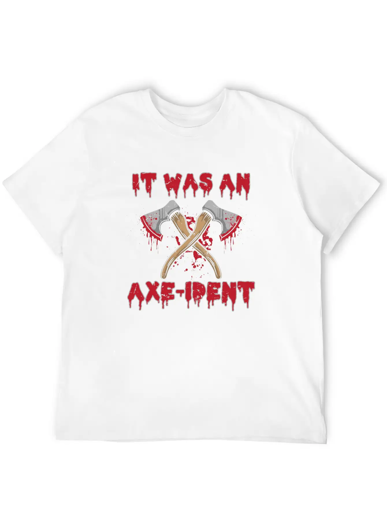 It Was An Axe-ident Axe Throwing Lumberjack Chop W Unisex Casual T-Shirt – Clean Design For Daily Comfort