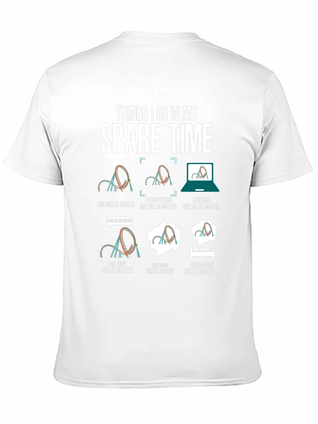 Roller Coaster Spare Time T-Shirt