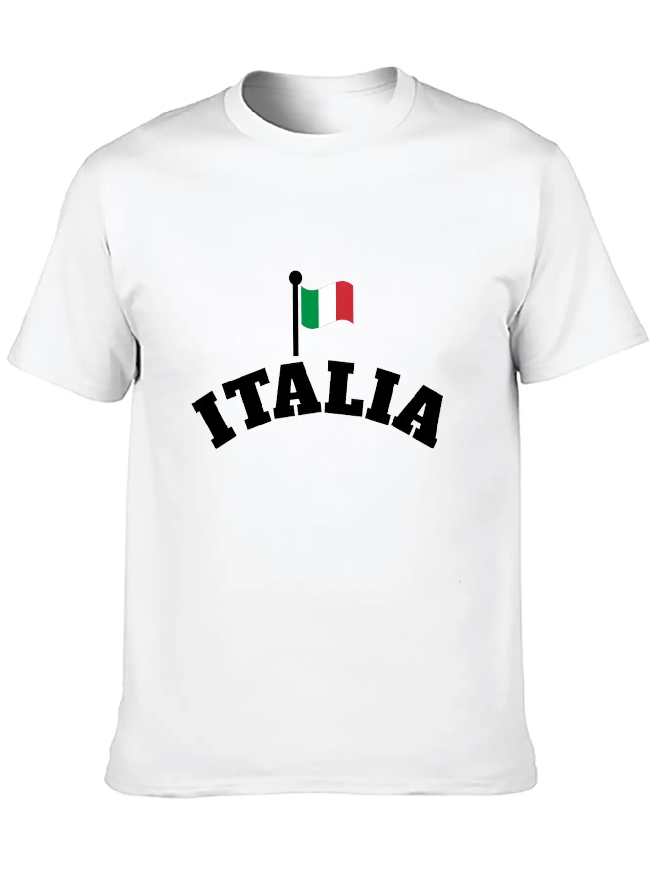 Italia | Italian Flag | Waving Flag Of Italy Breathable Graphic T-Shirt – Perfect For Casual Days