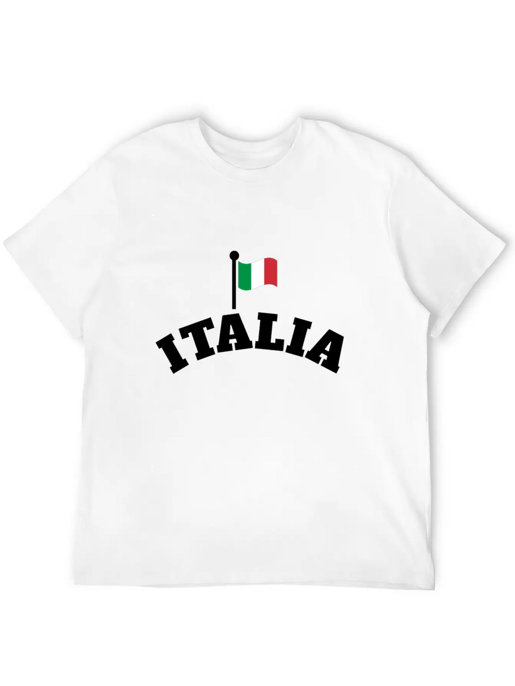 Italia | Italian Flag | Waving Flag Of Italy Breathable Graphic T-Shirt – Perfect For Casual Days