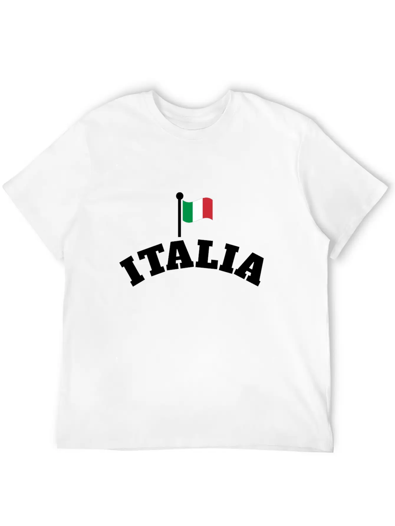 Italia | Italian Flag | Waving Flag Of Italy Breathable Graphic T-Shirt – Perfect For Casual Days