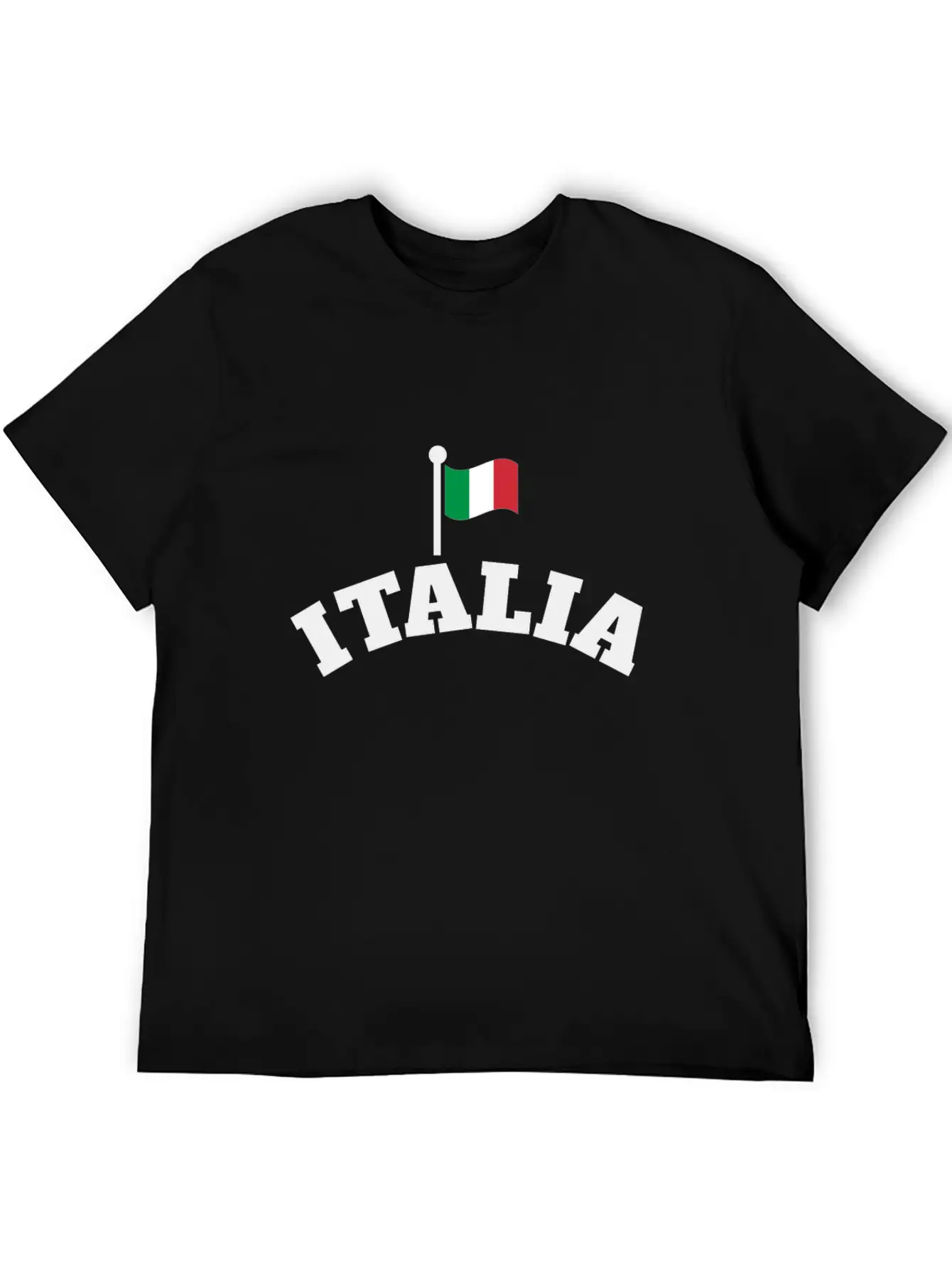 Italia | Italian Flag | Waving Flag Of Italy Breathable Graphic T-Shirt – Perfect For Casual Days
