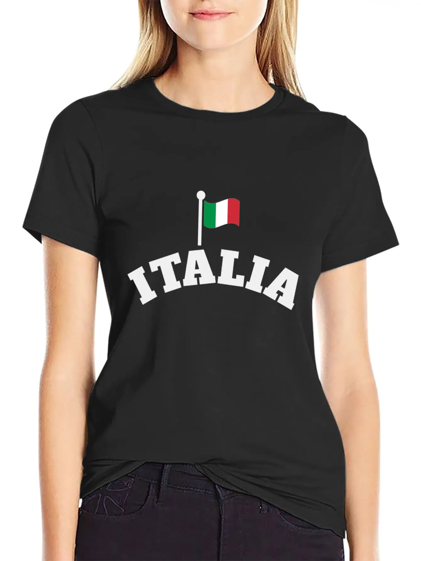 Italia | Italian Flag | Waving Flag Of Italy Breathable Graphic T-Shirt – Perfect For Casual Days