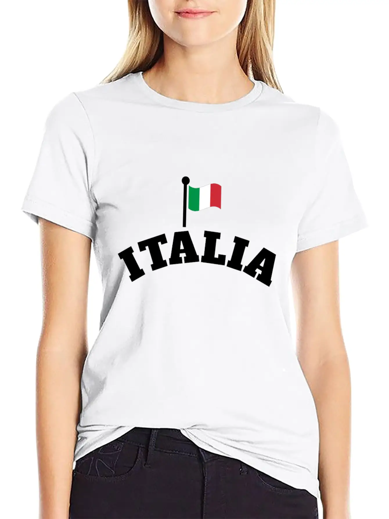 Italia | Italian Flag | Waving Flag Of Italy Breathable Graphic T-Shirt – Perfect For Casual Days
