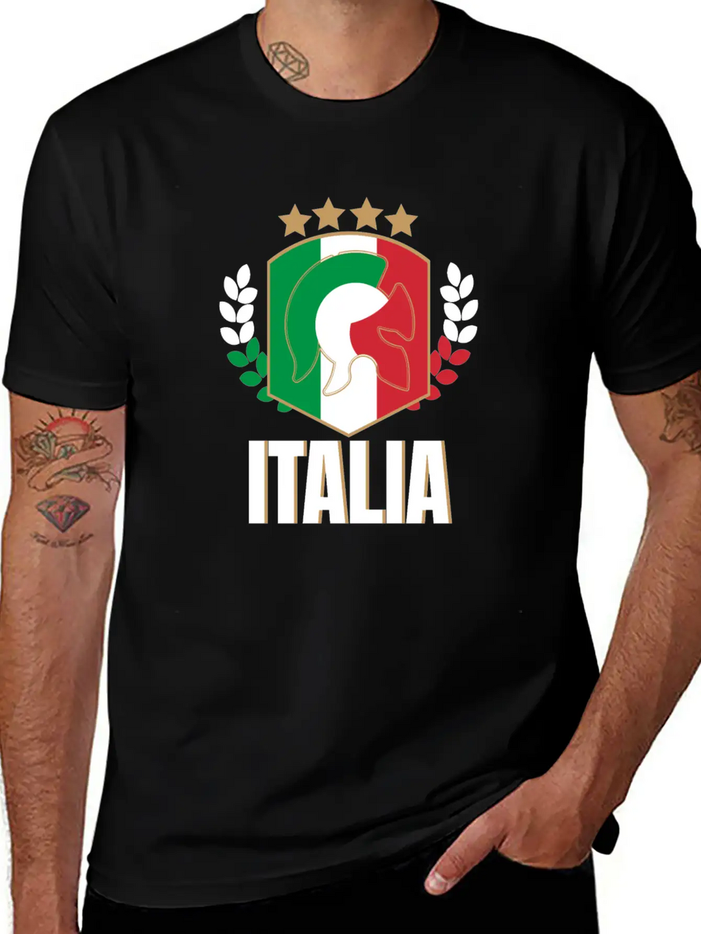 Italia Italy Jersey Soccer Football Championship Essential Cotton Tee For Daily Outfits – Unisex Style
