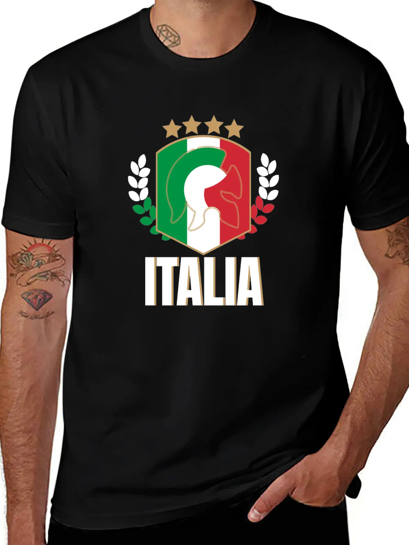 Italia Italy Jersey Soccer Football Championship Essential Cotton Tee For Daily Outfits – Unisex Style