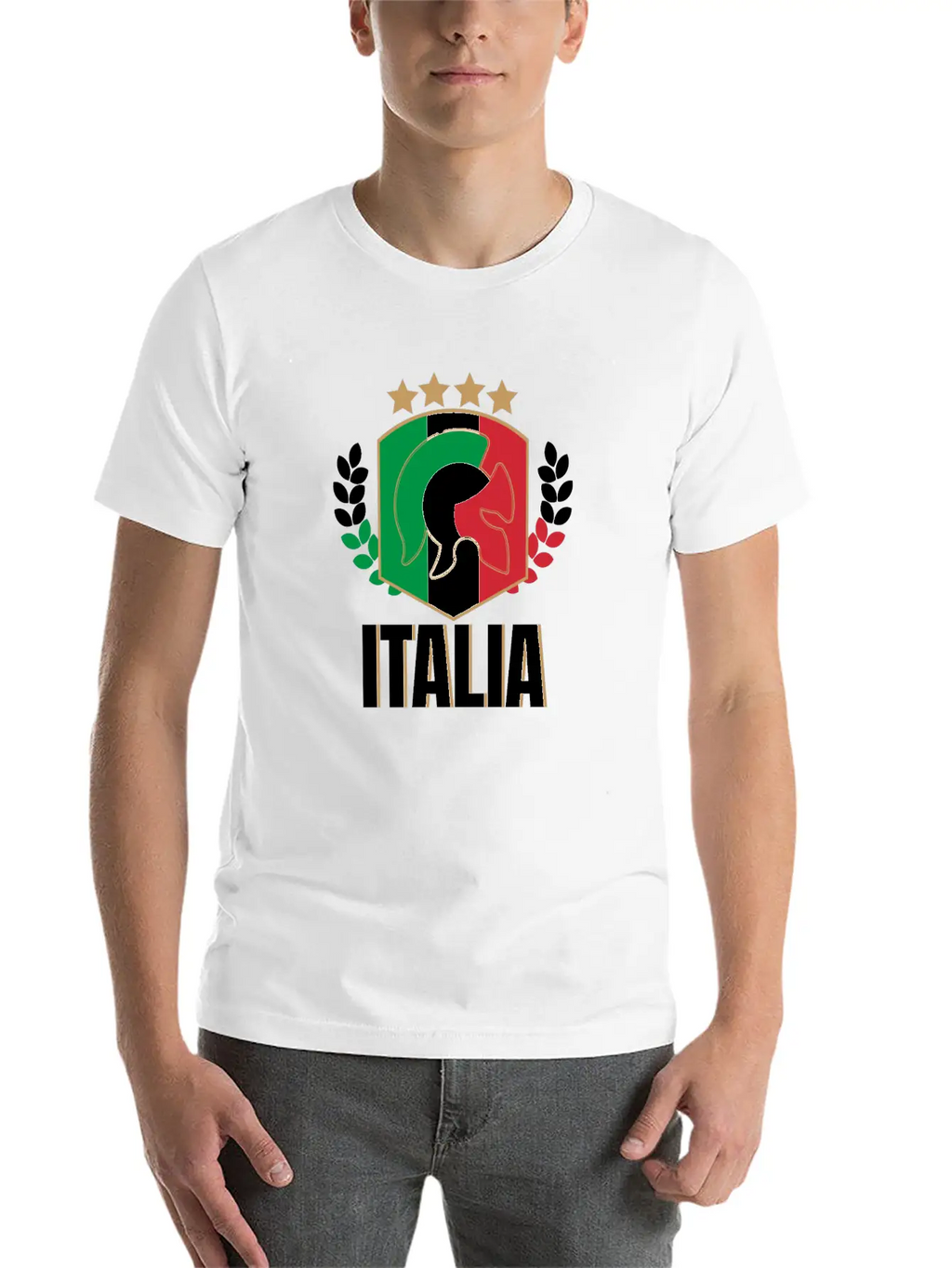 Italia Italy Jersey Soccer Football Championship Essential Cotton Tee For Daily Outfits – Unisex Style