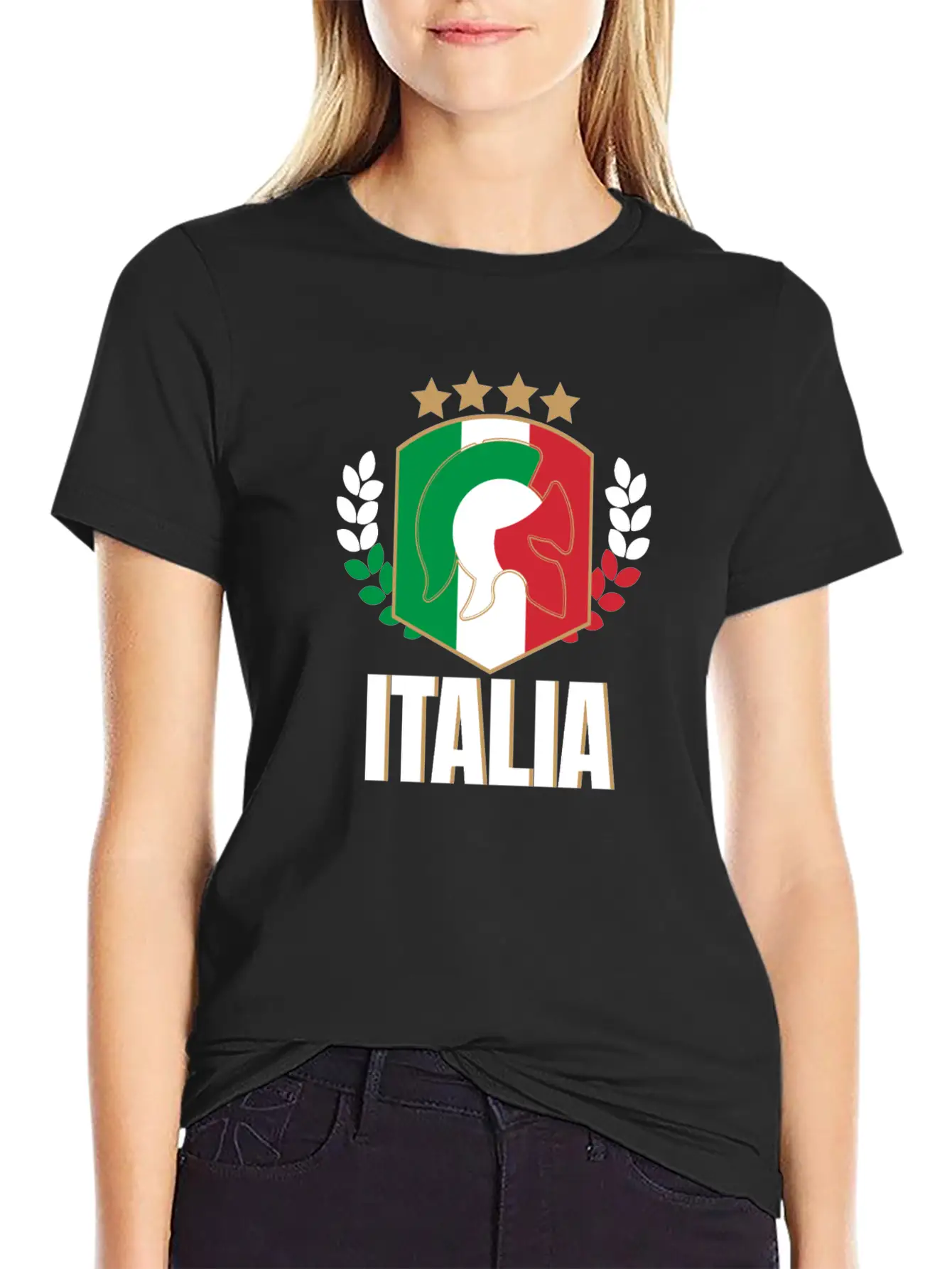 Italia Italy Jersey Soccer Football Championship Essential Cotton Tee For Daily Outfits – Unisex Style