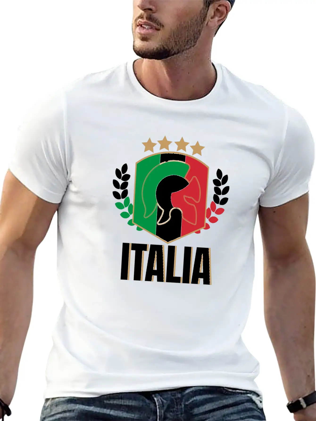 Italia Italy Jersey Soccer Football Championship Essential Cotton Tee For Daily Outfits – Unisex Style