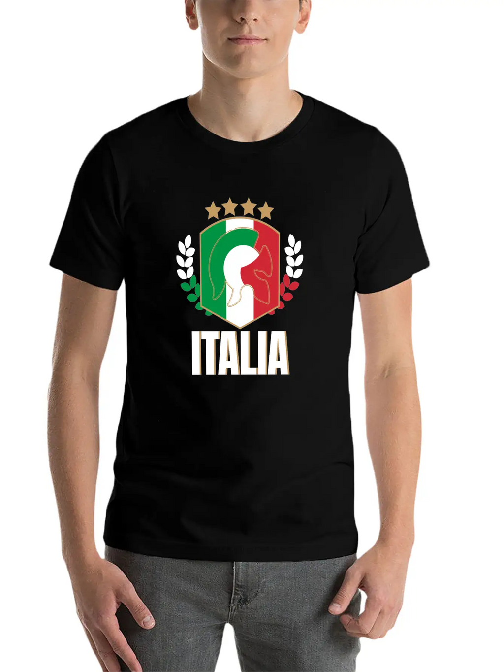 Italia Italy Jersey Soccer Football Championship Essential Cotton Tee For Daily Outfits – Unisex Style