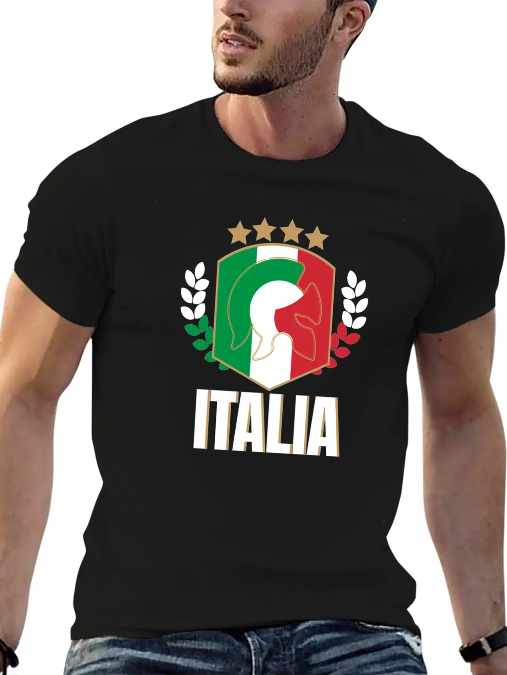 Italia Italy Jersey Soccer Football Championship Essential Cotton Tee For Daily Outfits – Unisex Style