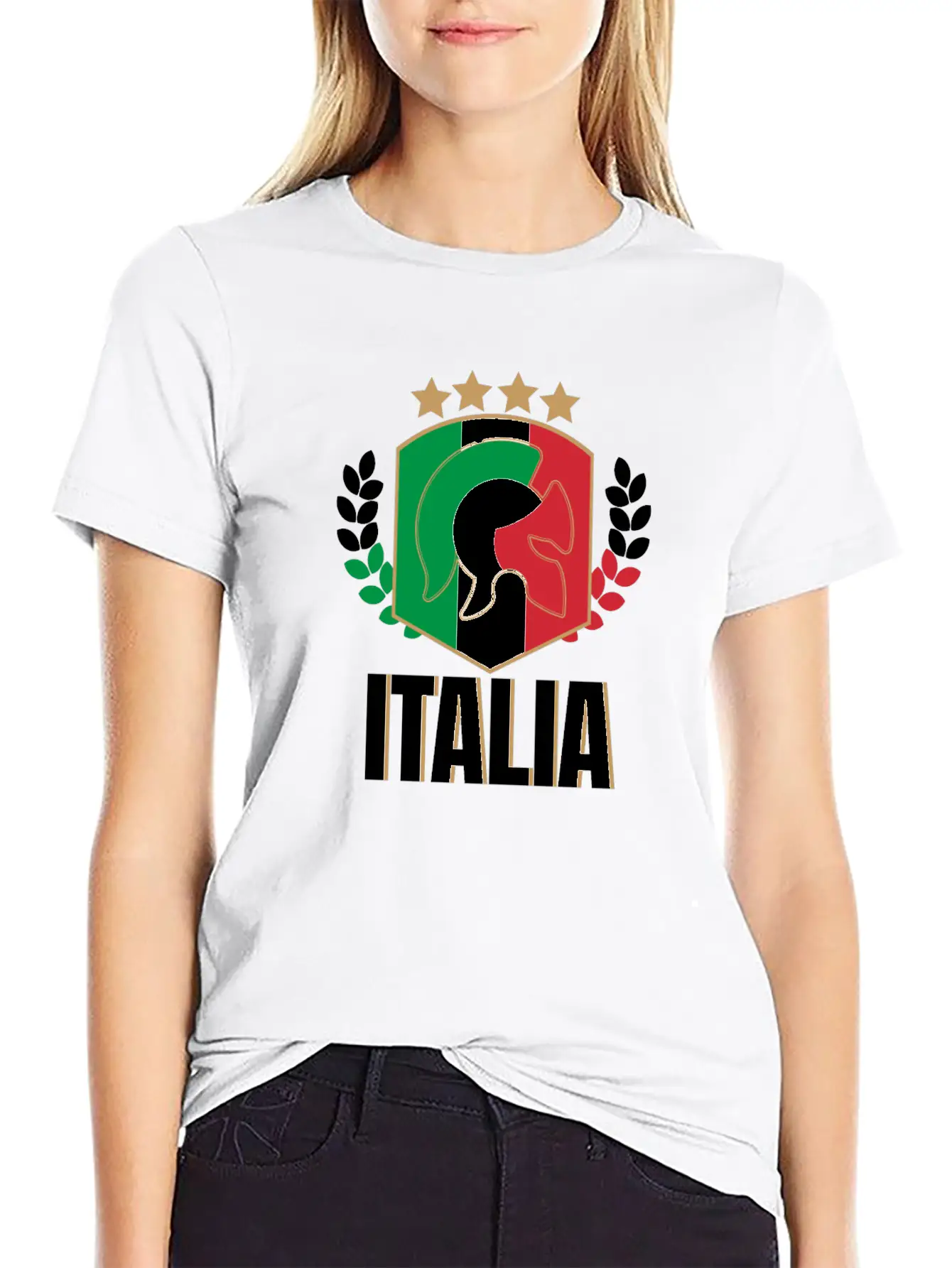 Italia Italy Jersey Soccer Football Championship Essential Cotton Tee For Daily Outfits – Unisex Style