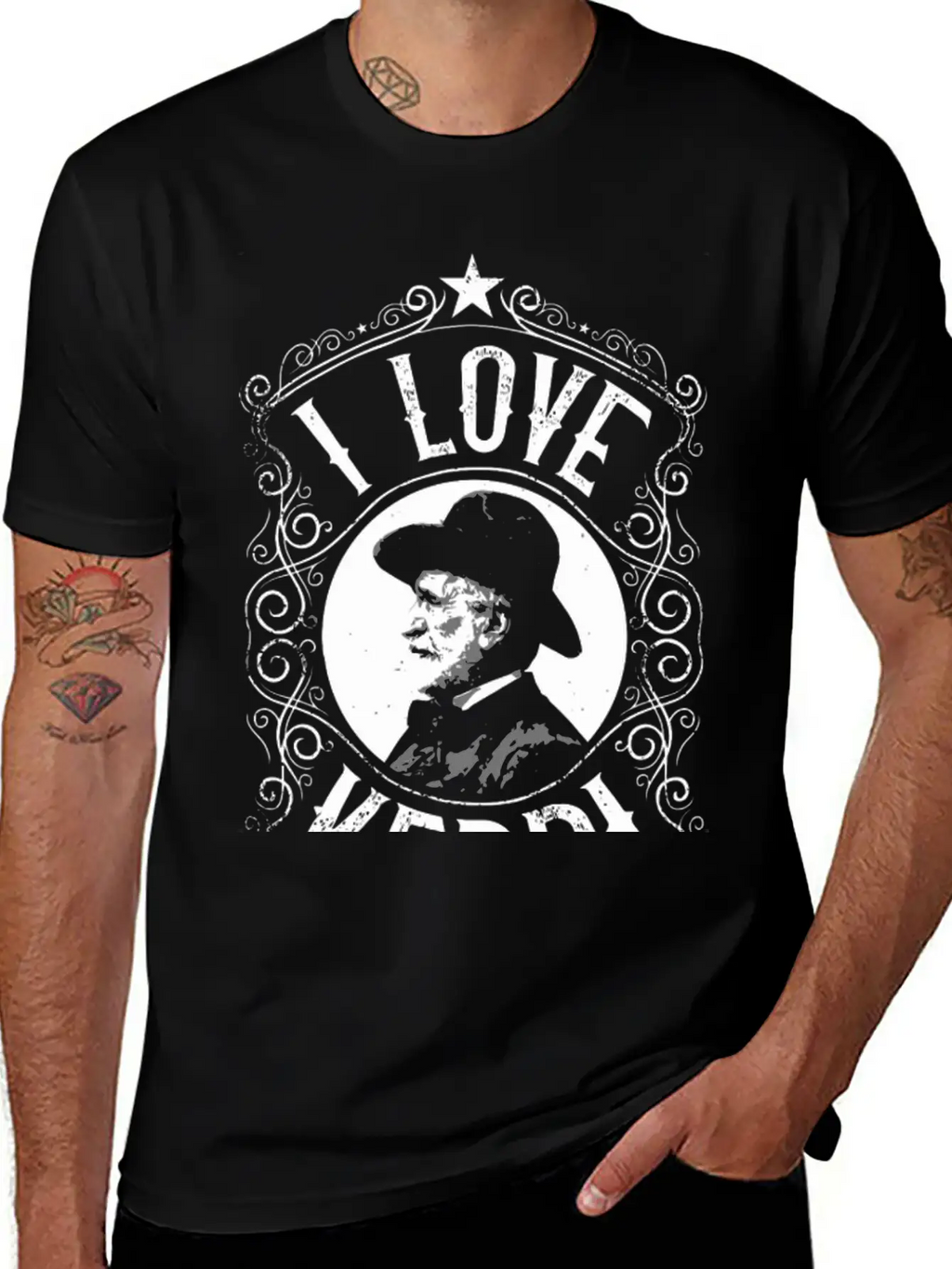 Italian Classical Music Composer Vintage I Love Ve Classic Cotton Tee – Unisex Comfort For Any Season