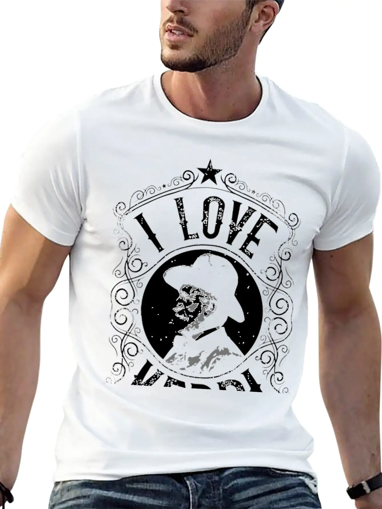Italian Classical Music Composer Vintage I Love Ve Classic Cotton Tee – Unisex Comfort For Any Season