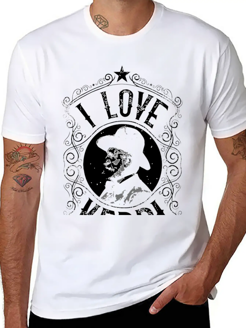 Italian Classical Music Composer Vintage I Love Ve Classic Cotton Tee – Unisex Comfort For Any Season