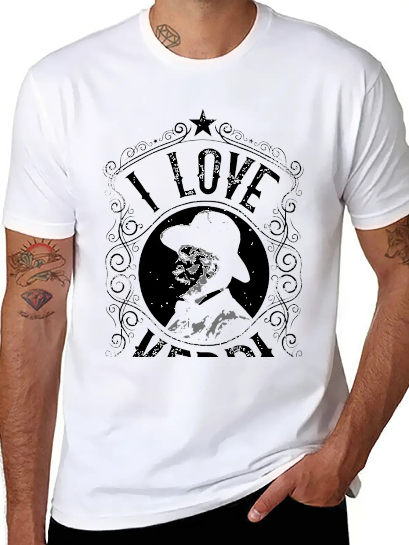 Italian Classical Music Composer Vintage I Love Ve Classic Cotton Tee – Unisex Comfort For Any Season