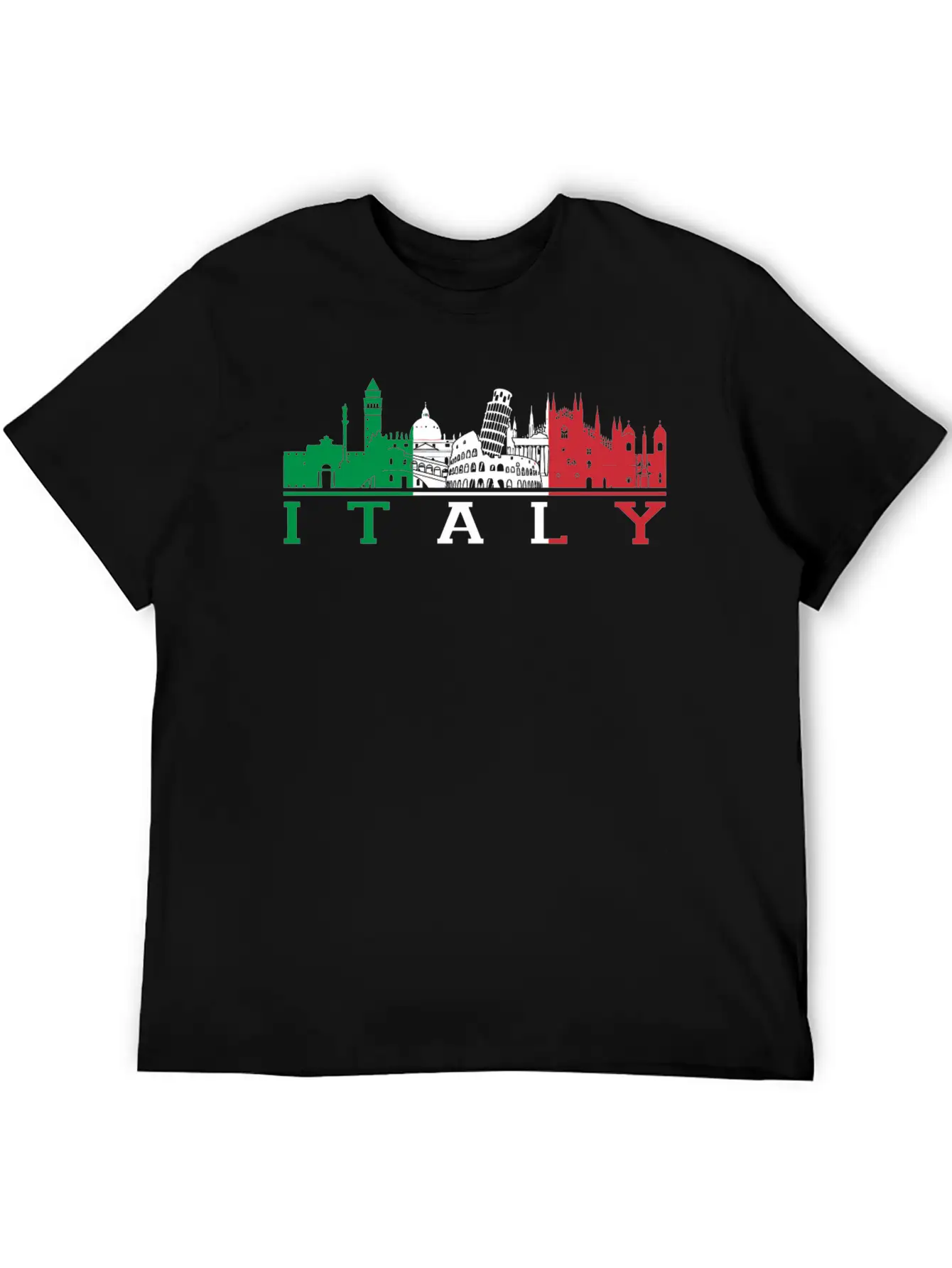 Italian - Italian - I Love Italy Basic Graphic T-Shirt – Daily Comfort In Soft Cotton