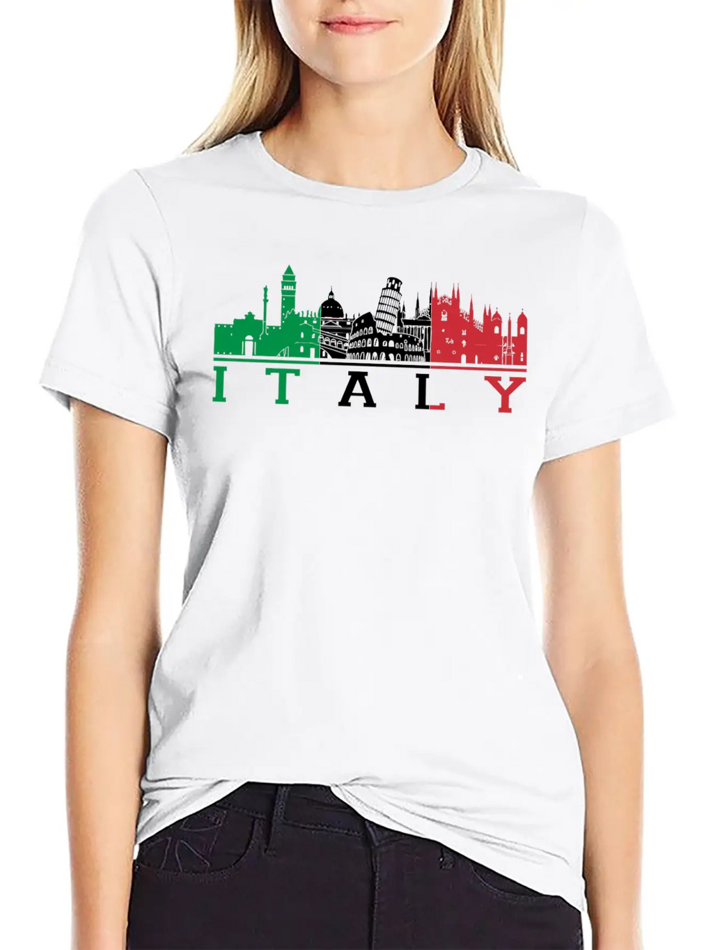 Italian - Italian - I Love Italy Basic Graphic T-Shirt – Daily Comfort In Soft Cotton