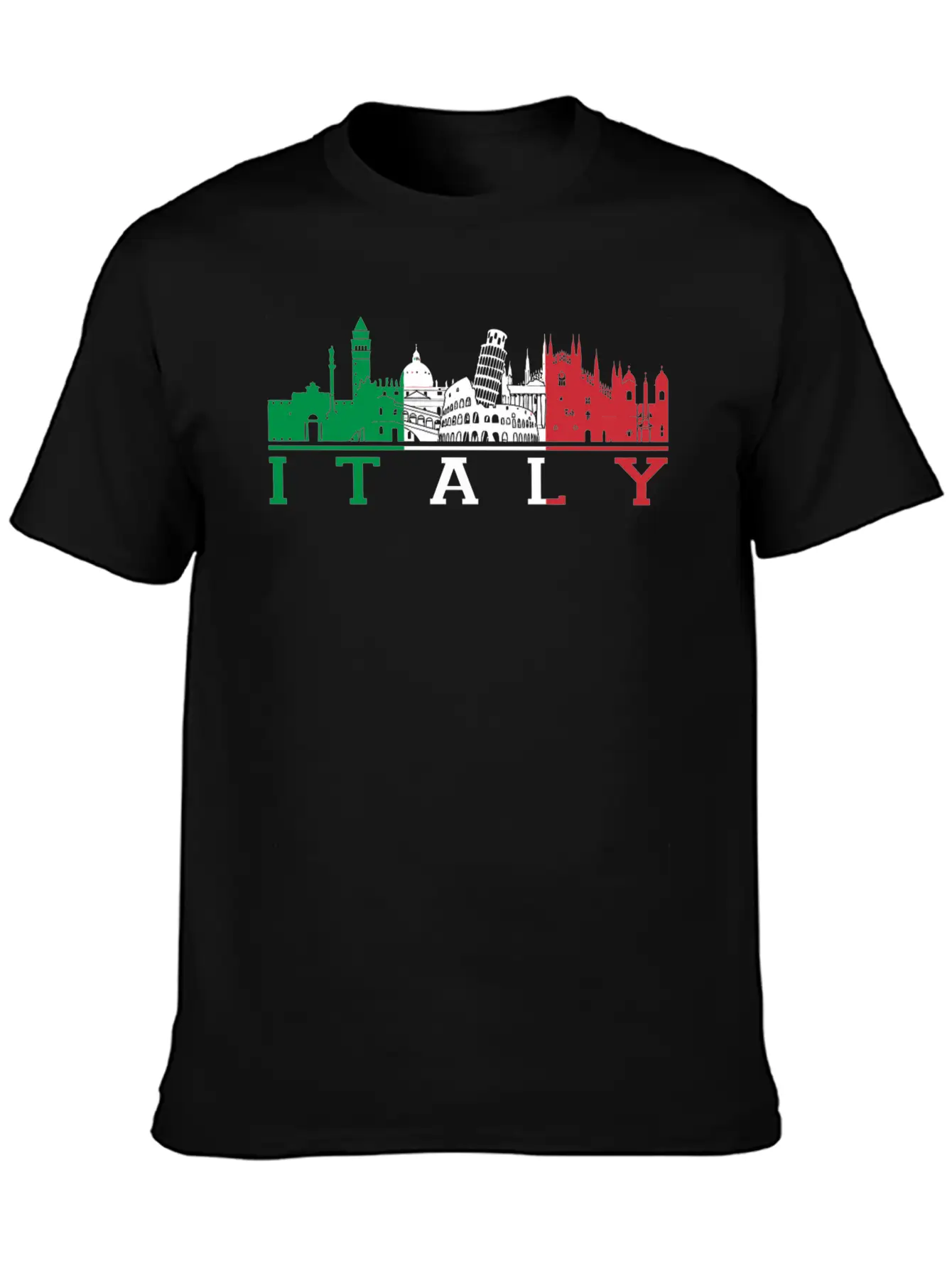 Italian - Italian - I Love Italy Basic Graphic T-Shirt – Daily Comfort In Soft Cotton