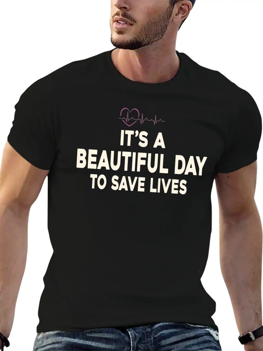 Its A Beautiful Day To Save Lives Essential Cotton Tee For Daily Outfits – Unisex Style
