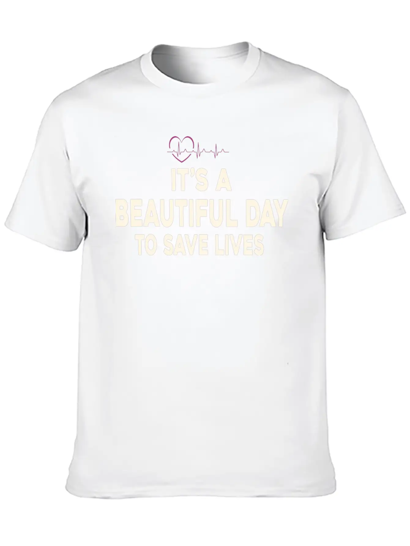 Its A Beautiful Day To Save Lives Essential Cotton Tee For Daily Outfits – Unisex Style