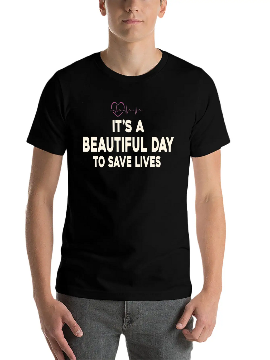 Its A Beautiful Day To Save Lives Essential Cotton Tee For Daily Outfits – Unisex Style