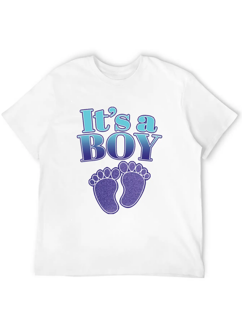 It's A Boy - Cute Gender Reveal Baby Shower Gift Timeless Short Sleeve Tee – Comfy And Minimalist Design