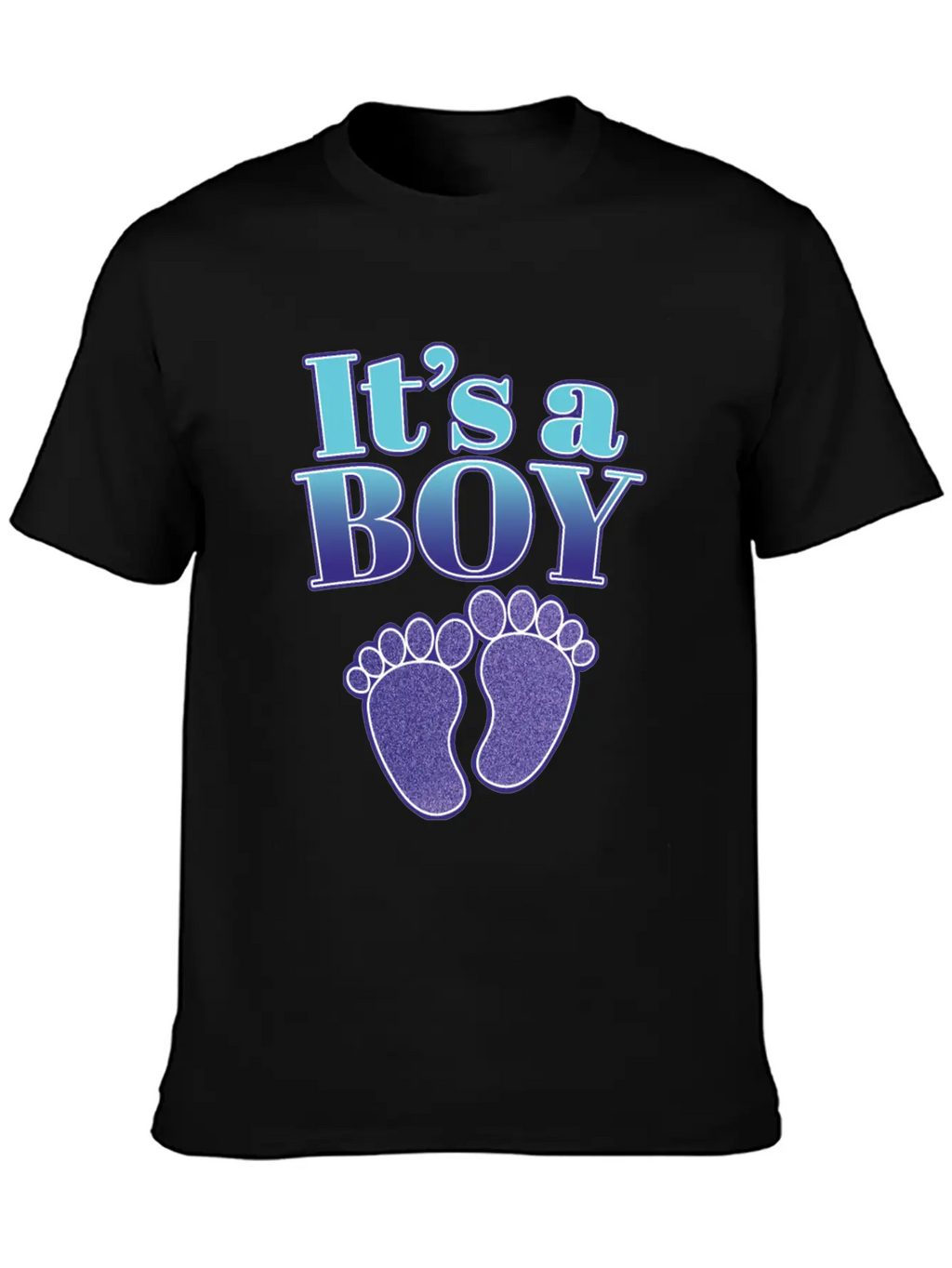 It's A Boy - Cute Gender Reveal Baby Shower Gift Timeless Short Sleeve Tee – Comfy And Minimalist Design