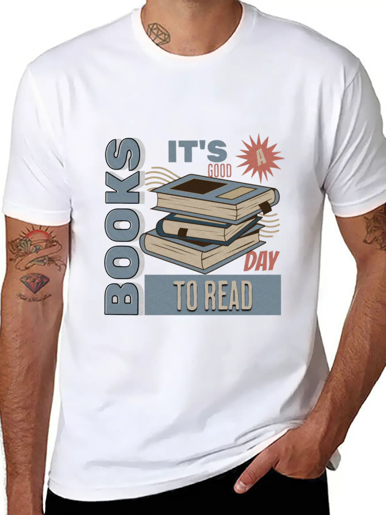 It's A Good Day To Read A Book - Reading Books Stylish Everyday T-Shirt – Unisex Basic Cotton Tee