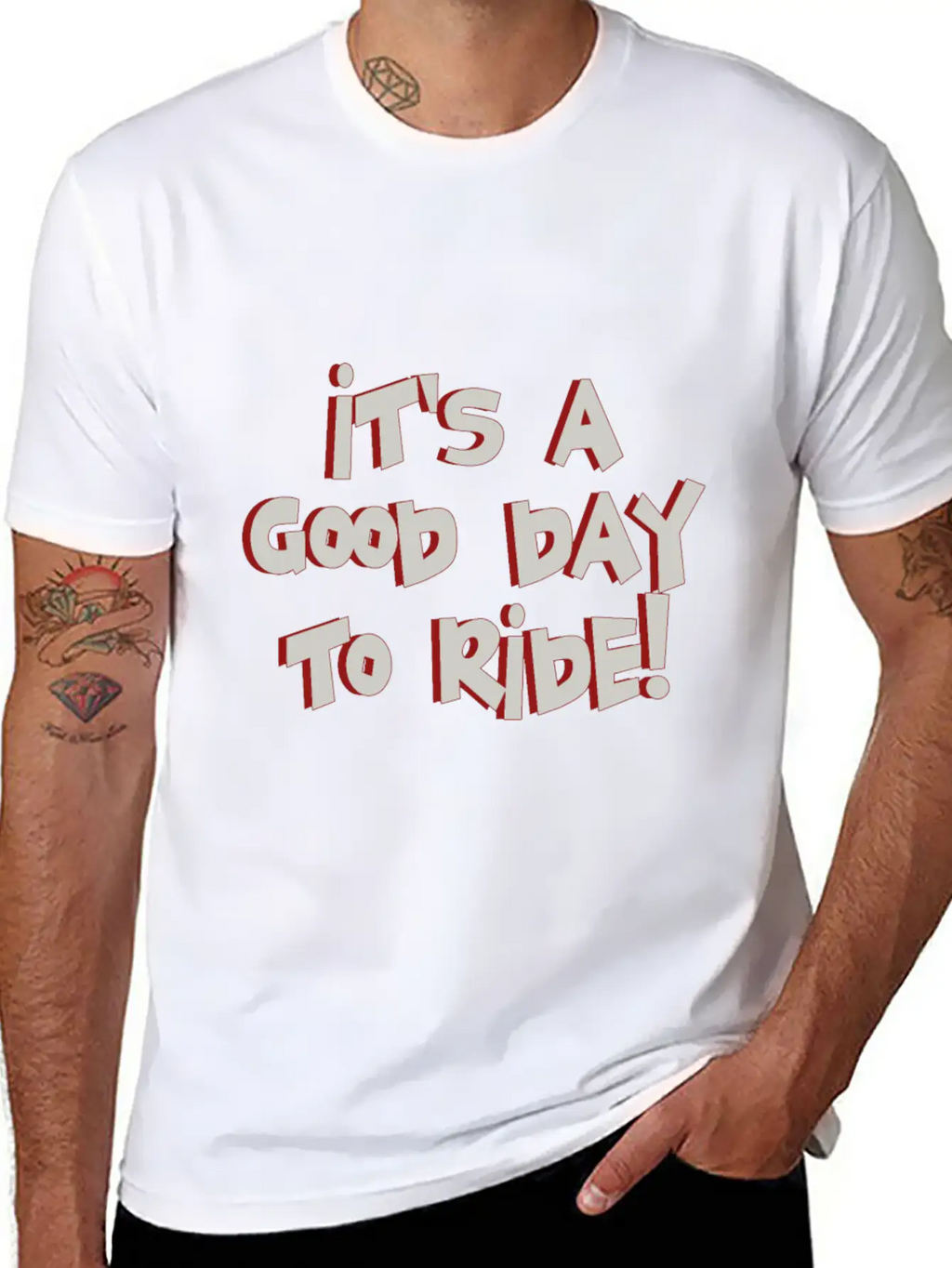 It's A Good Day To Ride! Timeless Short Sleeve Tee – Comfy And Minimalist Design