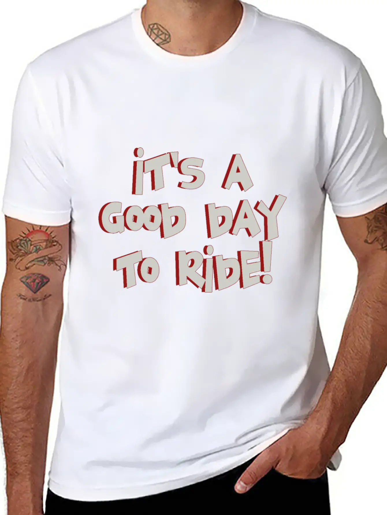 It's A Good Day To Ride! Timeless Short Sleeve Tee – Comfy And Minimalist Design