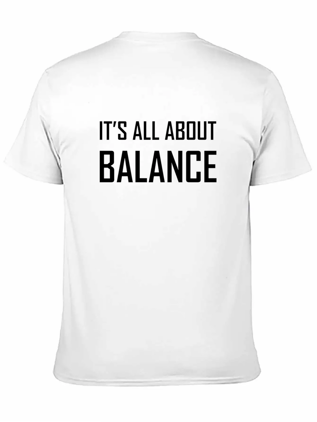 It's All About Balance Classic Cotton Tee – Unisex Comfort For Any Season