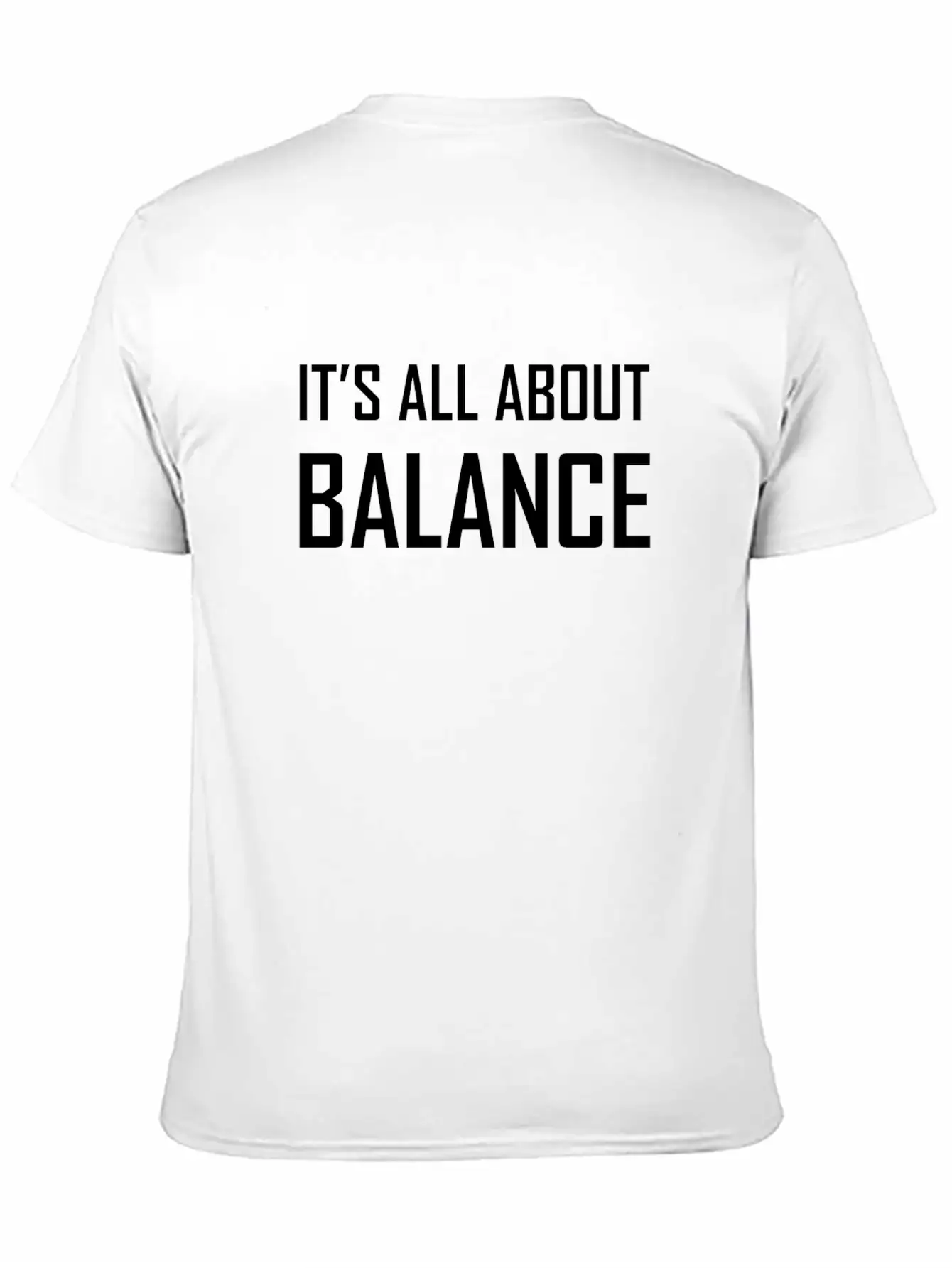 It's All About Balance Classic Cotton Tee – Unisex Comfort For Any Season