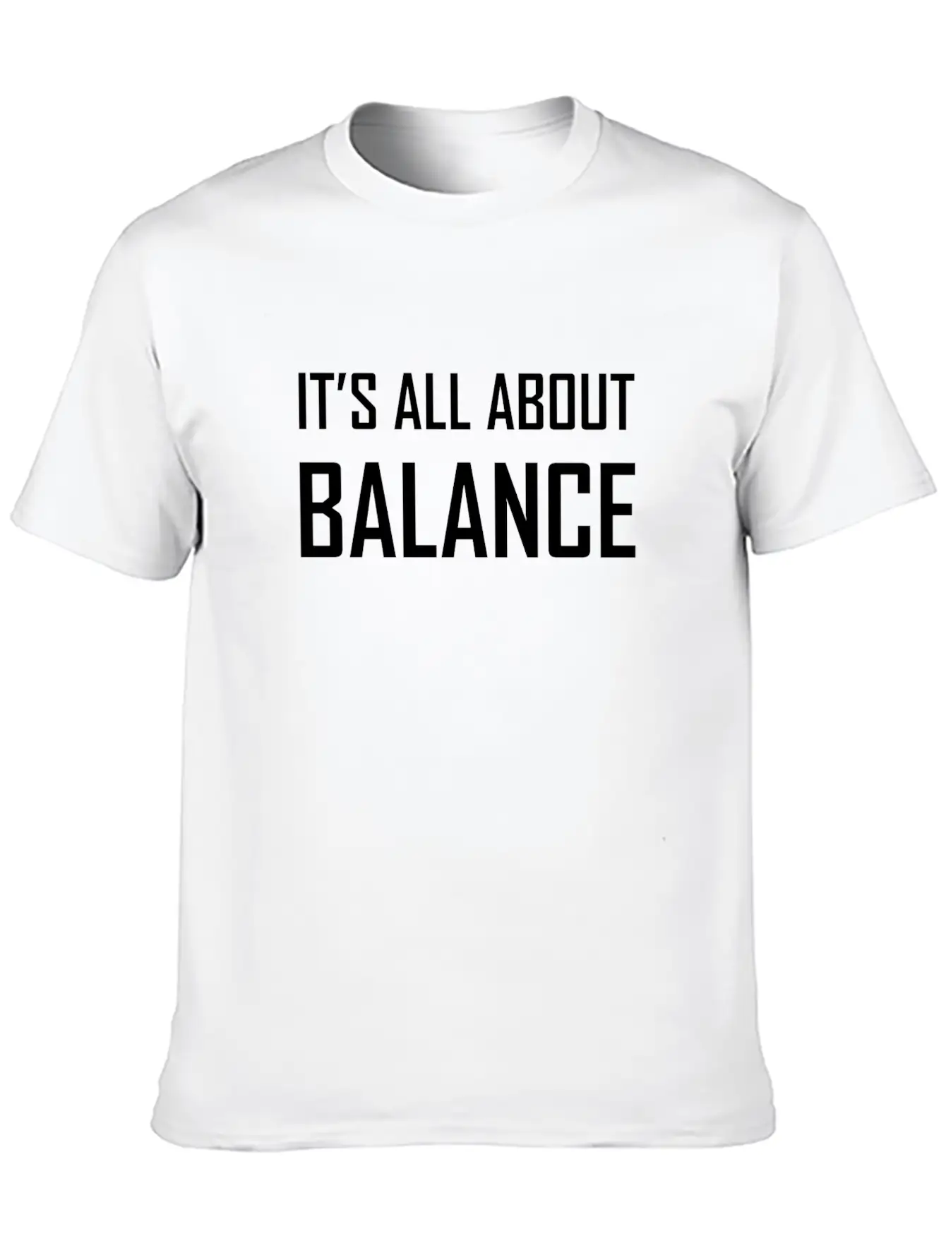 It's All About Balance Classic Cotton Tee – Unisex Comfort For Any Season