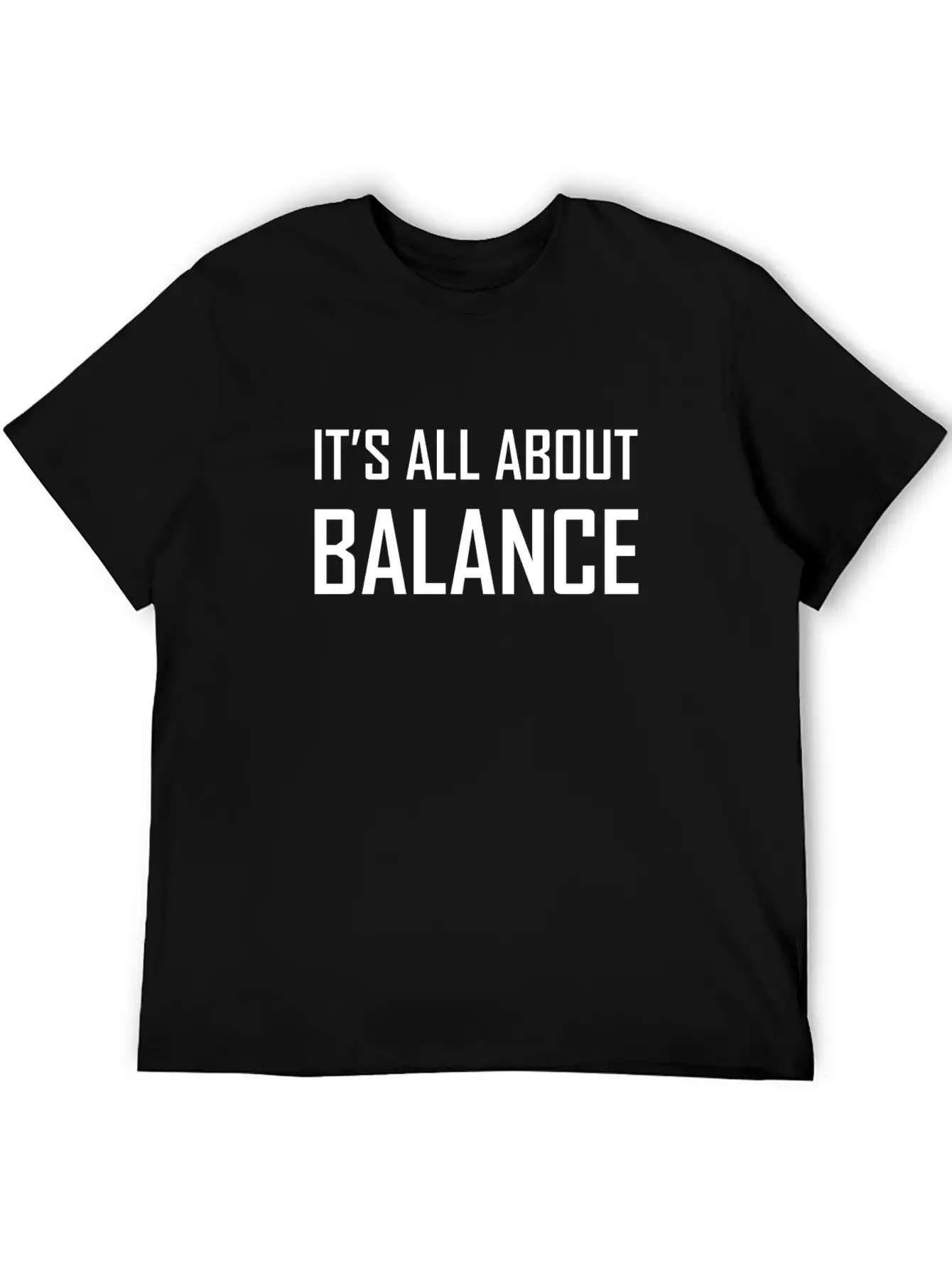 It's All About Balance Classic Cotton Tee – Unisex Comfort For Any Season