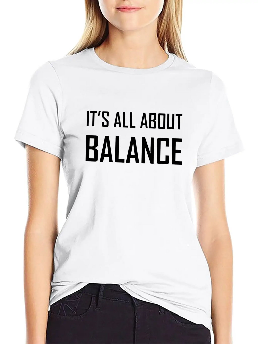 It's All About Balance Classic Cotton Tee – Unisex Comfort For Any Season
