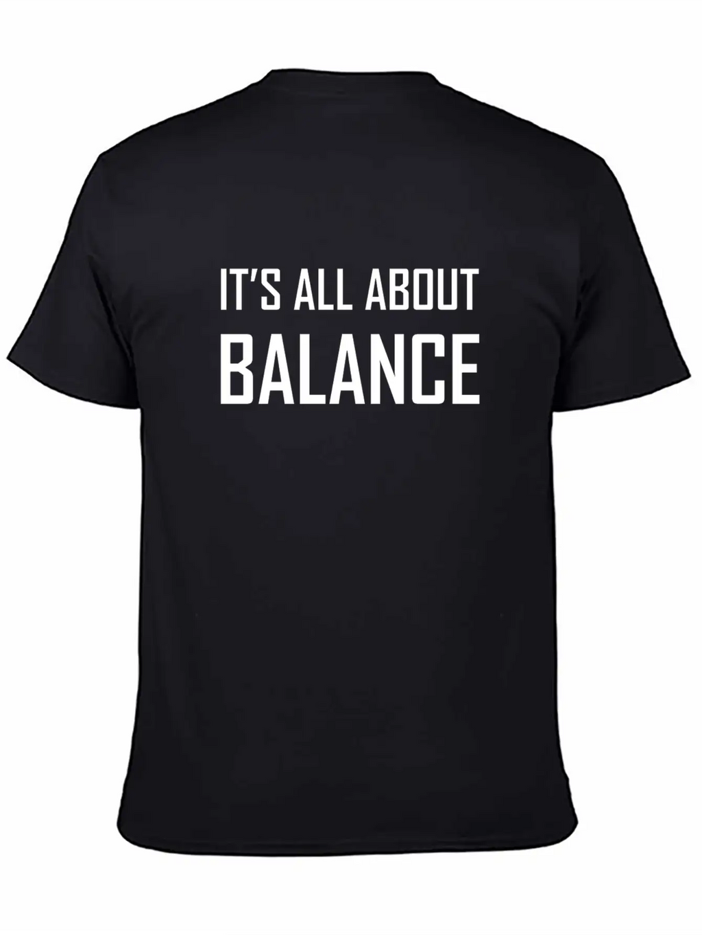 It's All About Balance Classic Cotton Tee – Unisex Comfort For Any Season