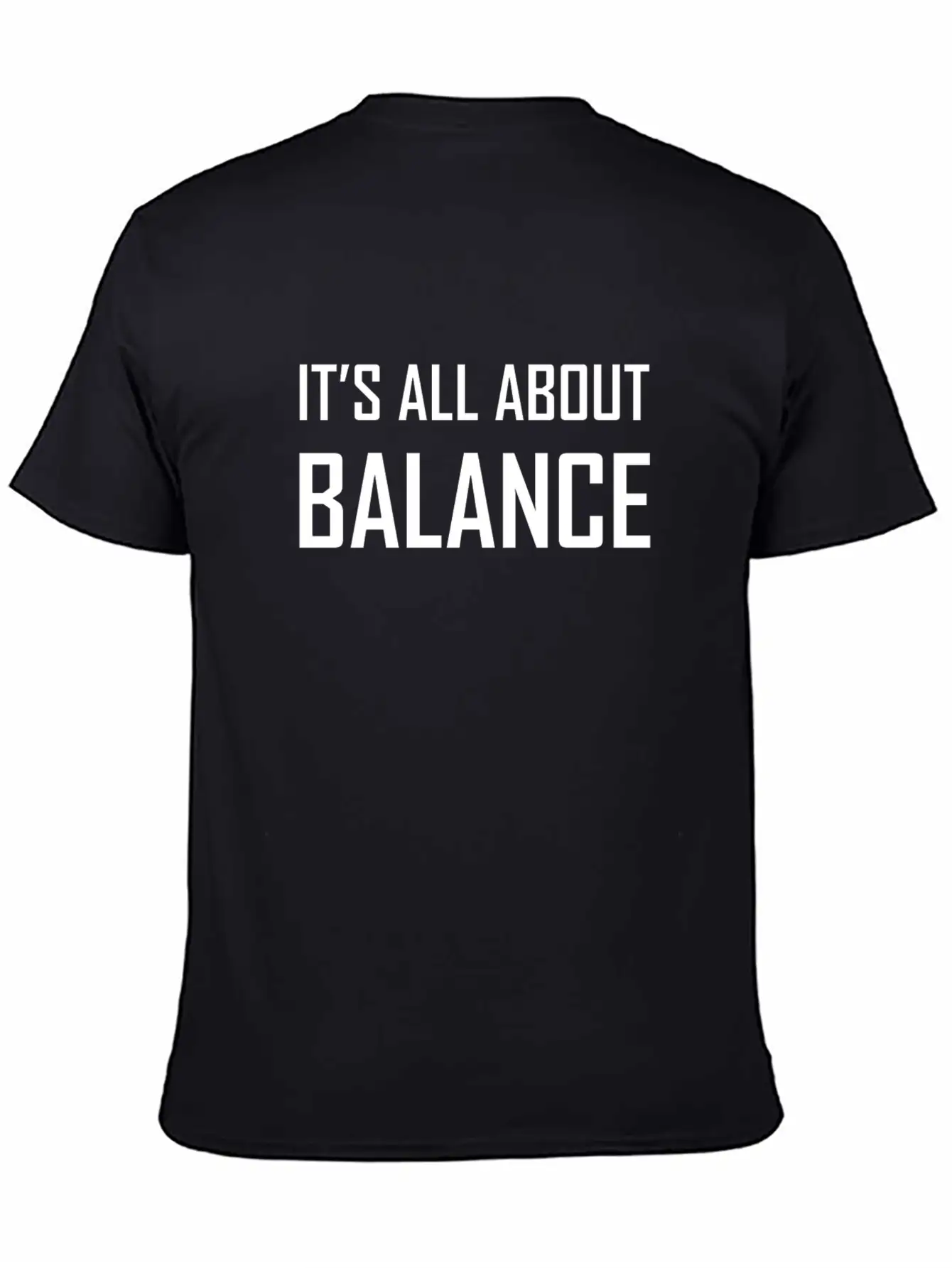 It's All About Balance Classic Cotton Tee – Unisex Comfort For Any Season