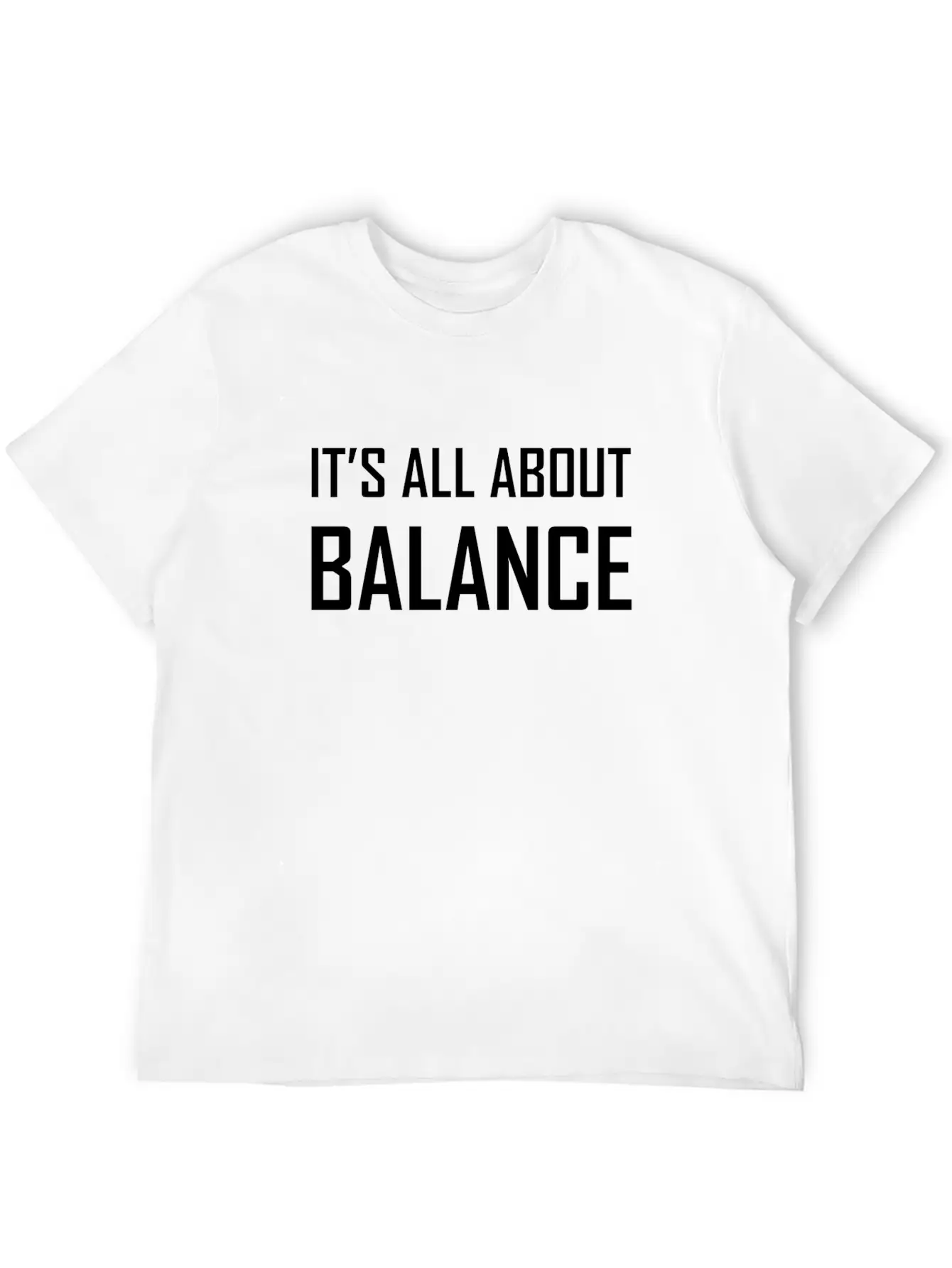 It's All About Balance Classic Cotton Tee – Unisex Comfort For Any Season