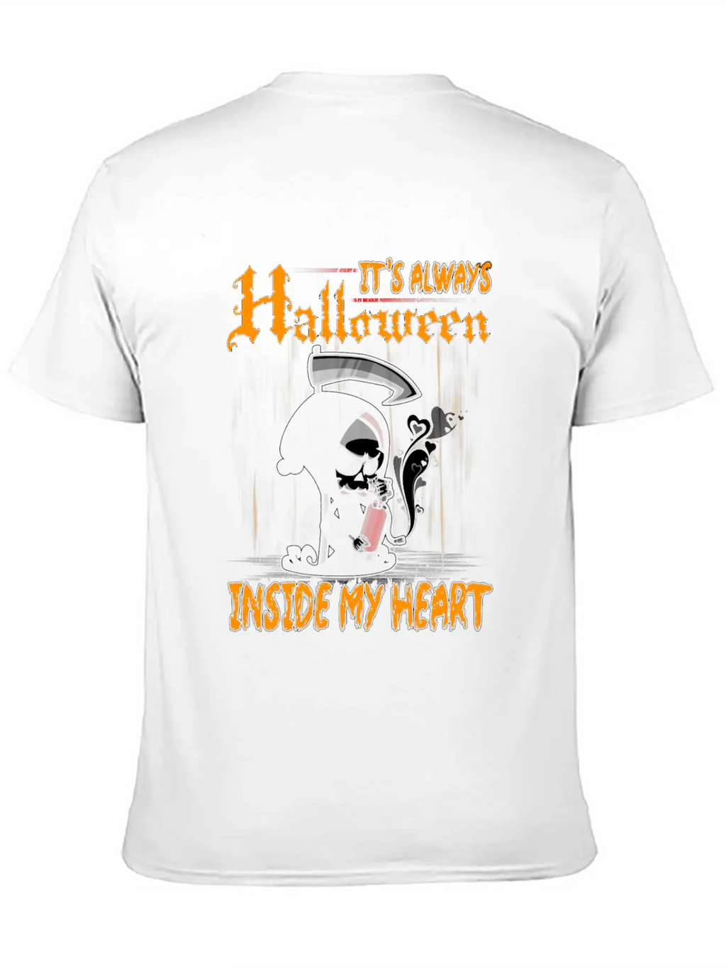 It's Always Halloween Inside My Heart Love Gift Classic Cotton Tee – Unisex Comfort For Any Season