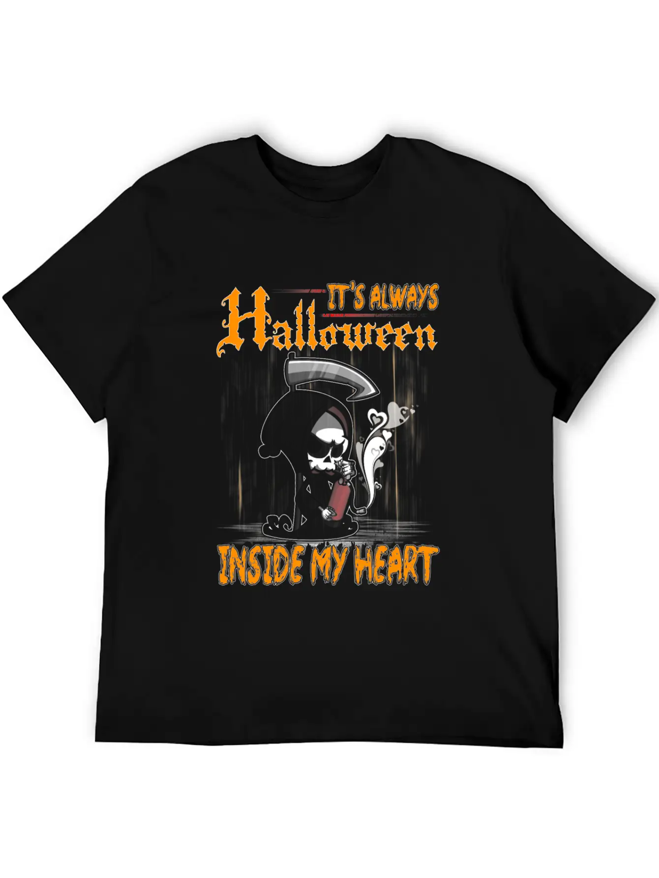 It's Always Halloween Inside My Heart Love Gift Classic Cotton Tee – Unisex Comfort For Any Season