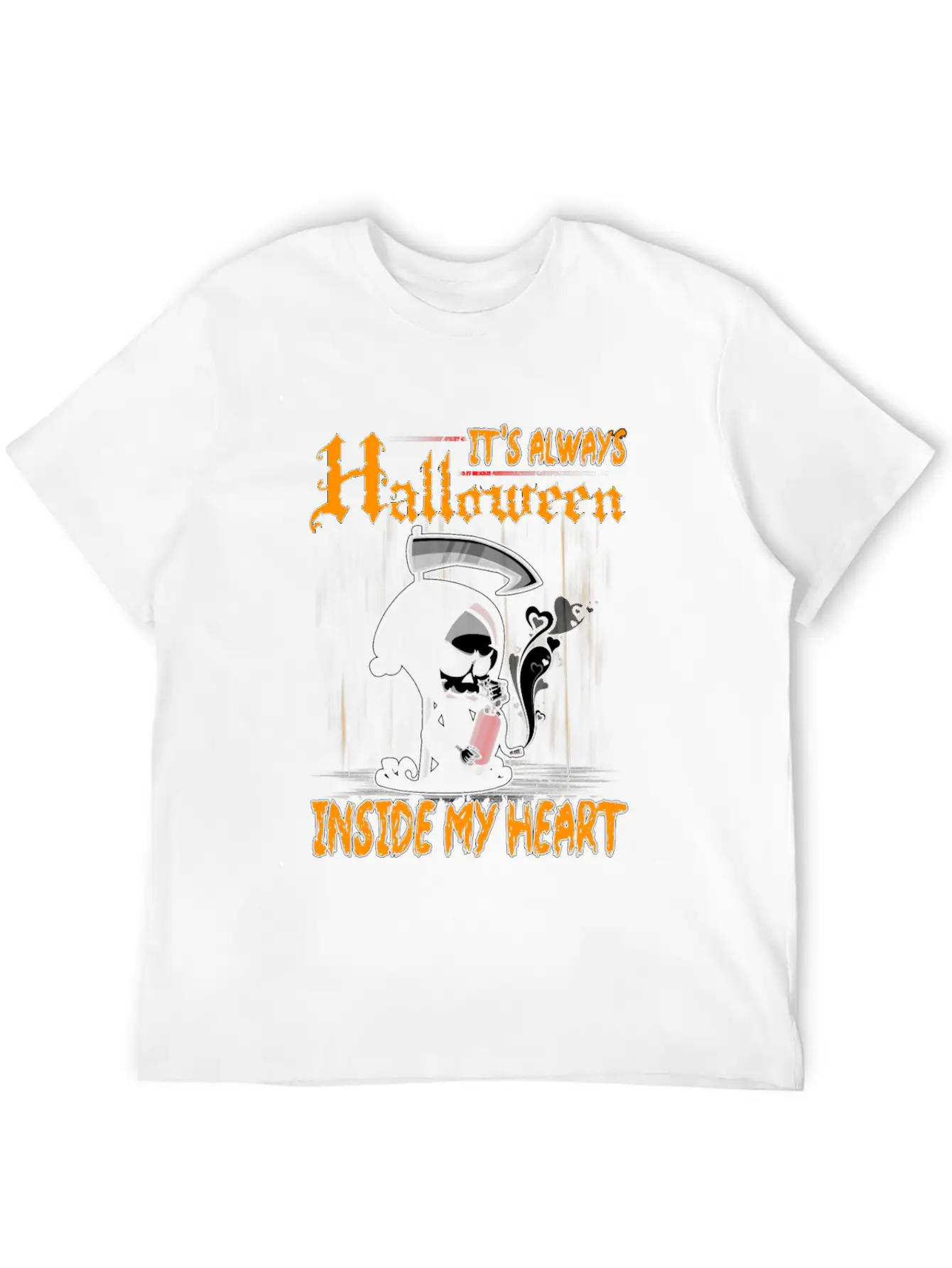 It's Always Halloween Inside My Heart Love Gift Classic Cotton Tee – Unisex Comfort For Any Season