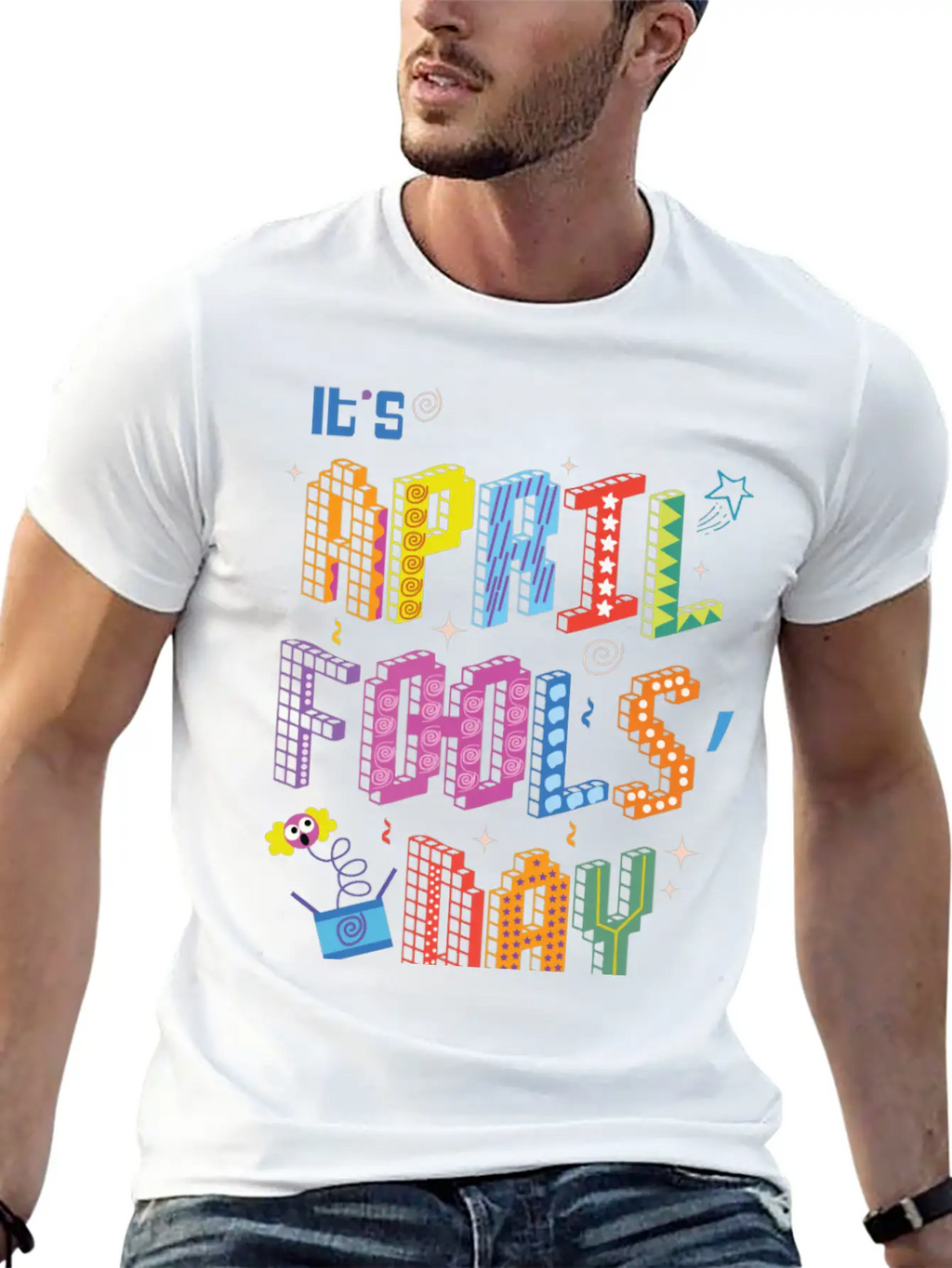 It's April Fools Day Shirt | April Fools Shirt Unisex Casual T-Shirt – Clean Design For Daily Comfort